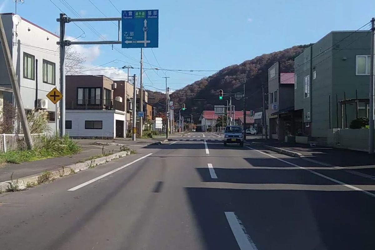 厚沢部の風景