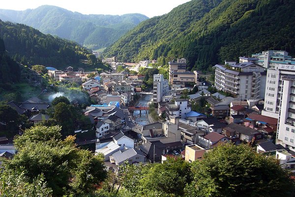 新温泉の風景